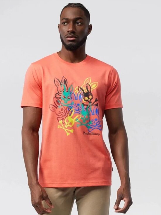 Psycho Bunny Other - Psycho Bunny Orange Tee - XXL